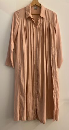 Asos Hemdkleid plissiert oversized rosa Grösse 38