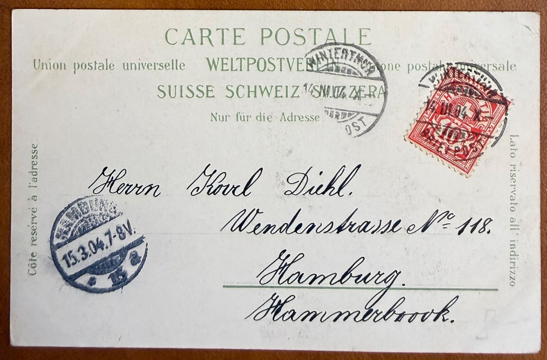 Cartoline postali: Weggis - Panorama 1903 – Usato da Lutry venduto da Ediego 1