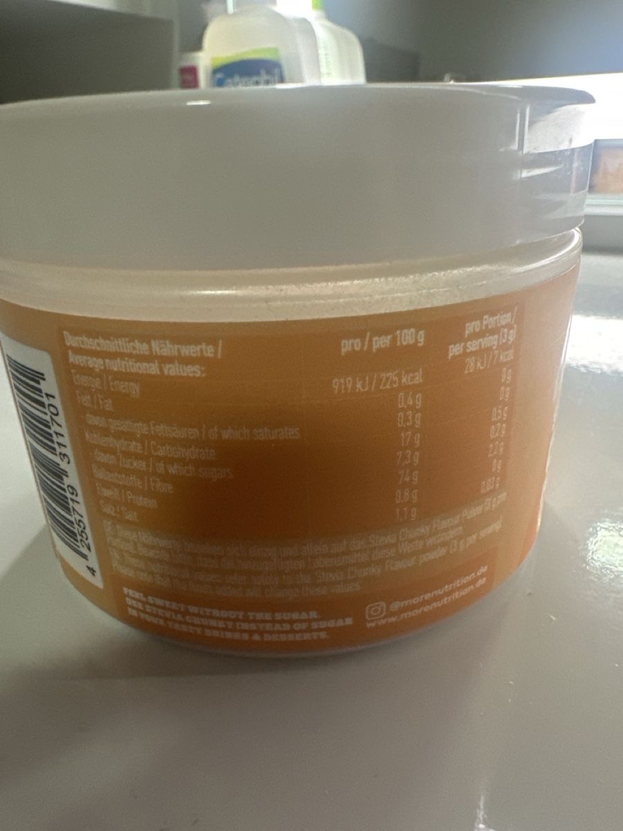 More Nutrition Cibi & Specialità: MORE Stevia Chunky Flavour Pure Vanilla – Nuovo e nell'imballaggio originale da Bassersdorf venduto da cel_2n7l 2