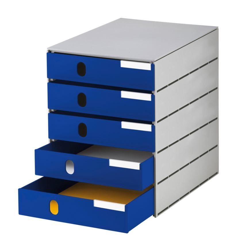 Sistemi di archiviazione: Schubladen Box Styroval Pro 5 Büroablage – Usato da Langenbruck venduto da Gumsi