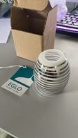 EGLO Lampe Ersatzglas Kugelförmig Weiss/Silber Rund mit Lamp