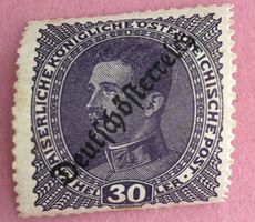 Briefmarken aus Aufdruck "Deutschösterreich"  ﻿