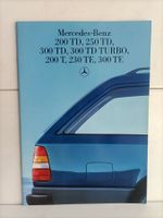 Brochure Mercedes Benz 200TD/250TD/300TD 200T/230TE/300TE 19