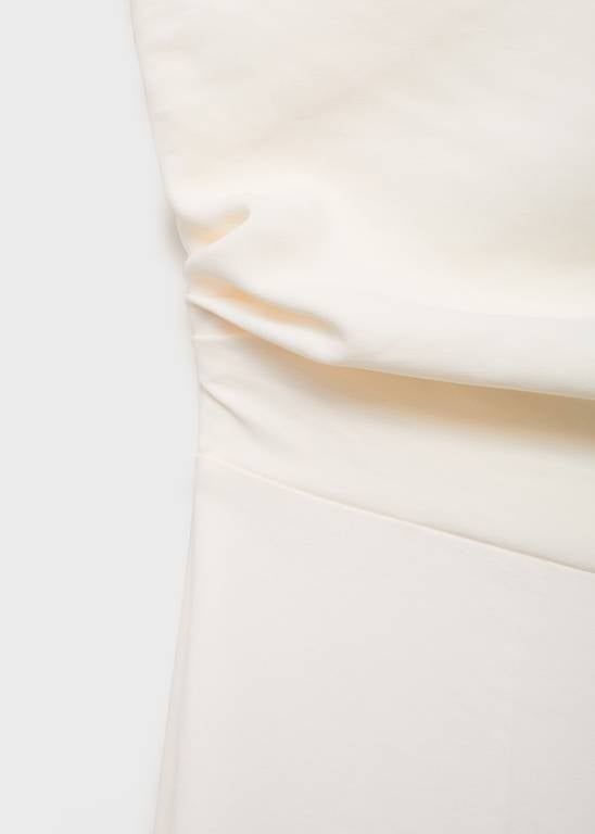 Mango Tute: Mango - cremeweiss asymmetrischer Jumpsuit – Nuovo (secondo la descrizione) da Zürich venduto da voyageca 3