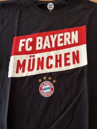 FC Bayern München T-Shirt Schwarz Grösse XL
