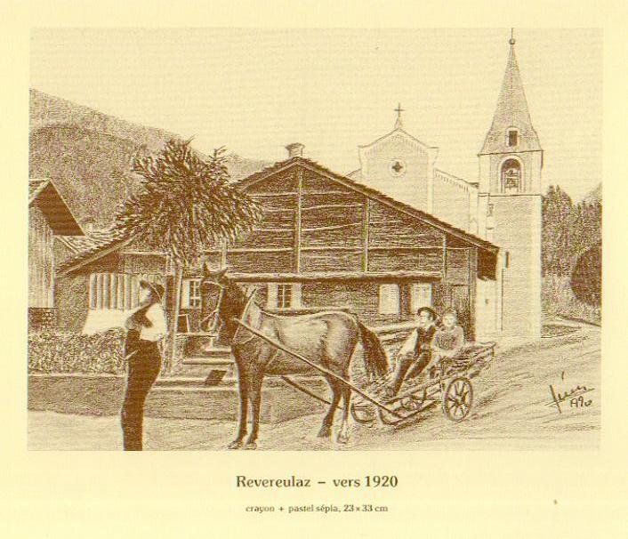 Cartoline postali: Revereulaz  VS   -    vers 1920 – Usato da Brig venduto da Valcards54