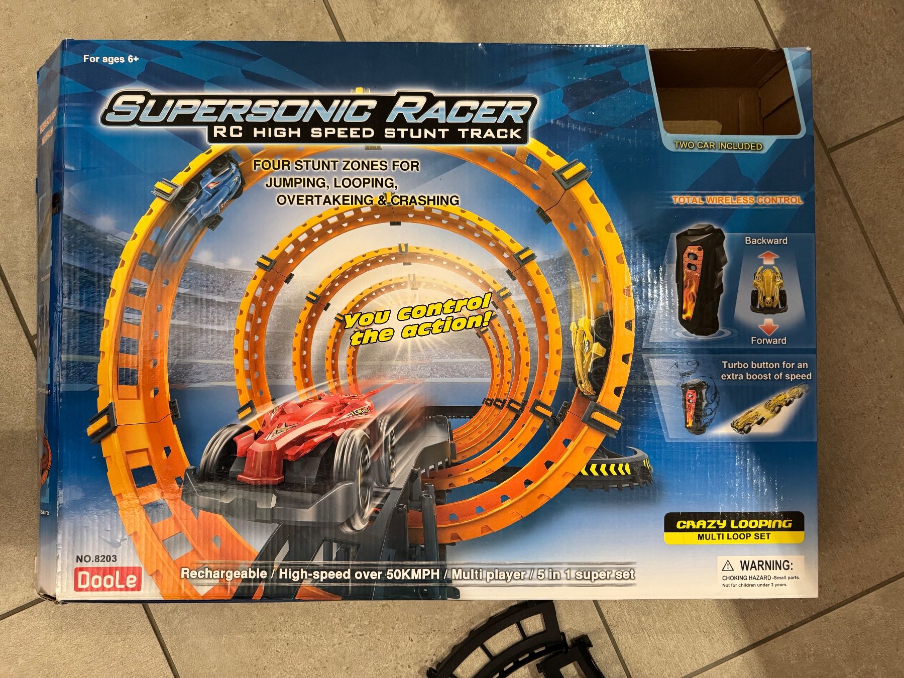 Giocattoli: Super sonic racer RC high speed stunt track – Usato da Hildisrieden venduto da lau_hxg8 3