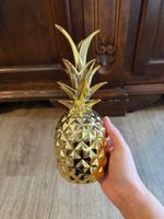 Goldene Deko Ananas - Höhe ca. 23cm