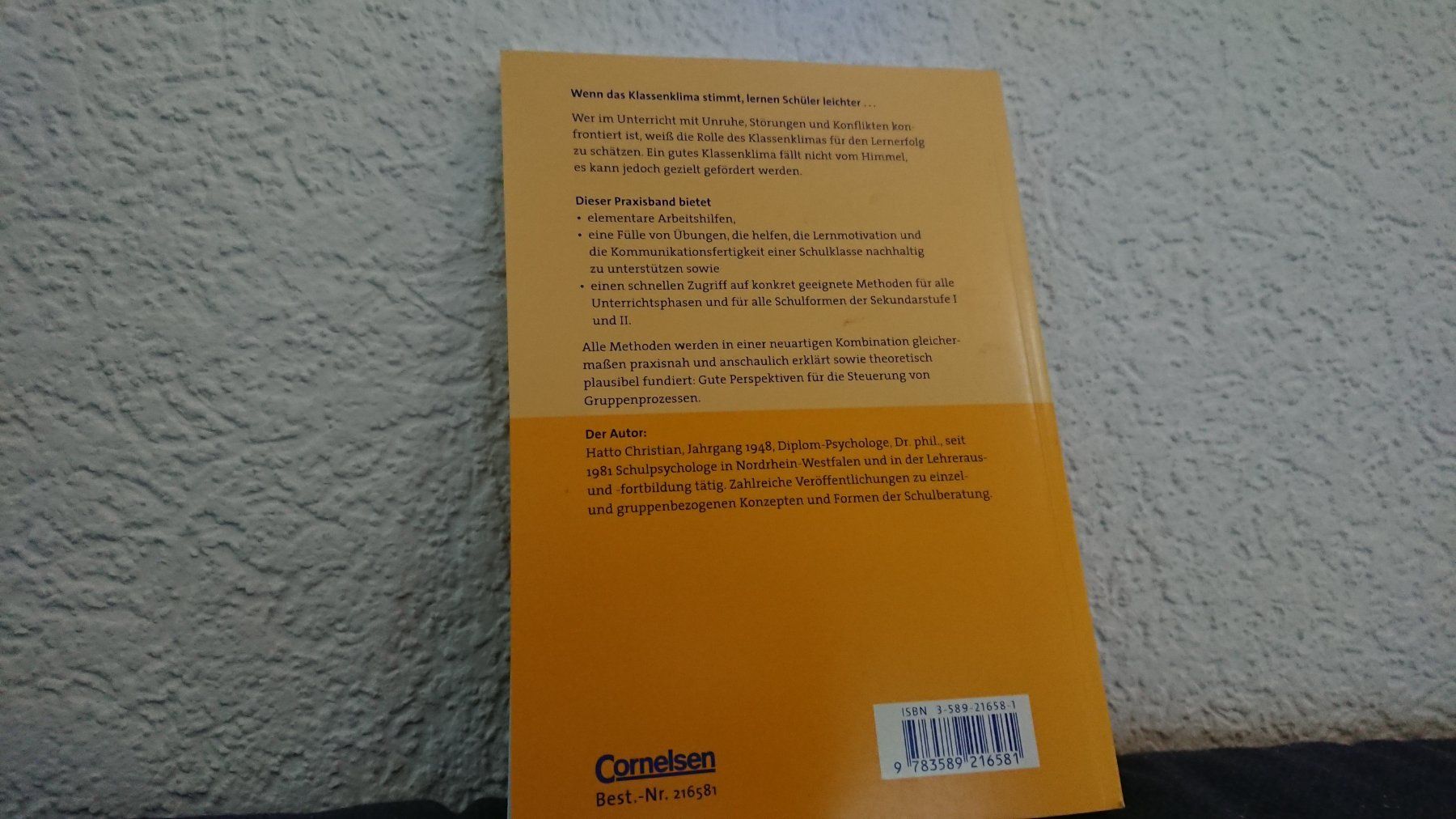 Libri: Das Klassenklima fördern – Usato da Ostermundigen venduto da Krimskrams8 1