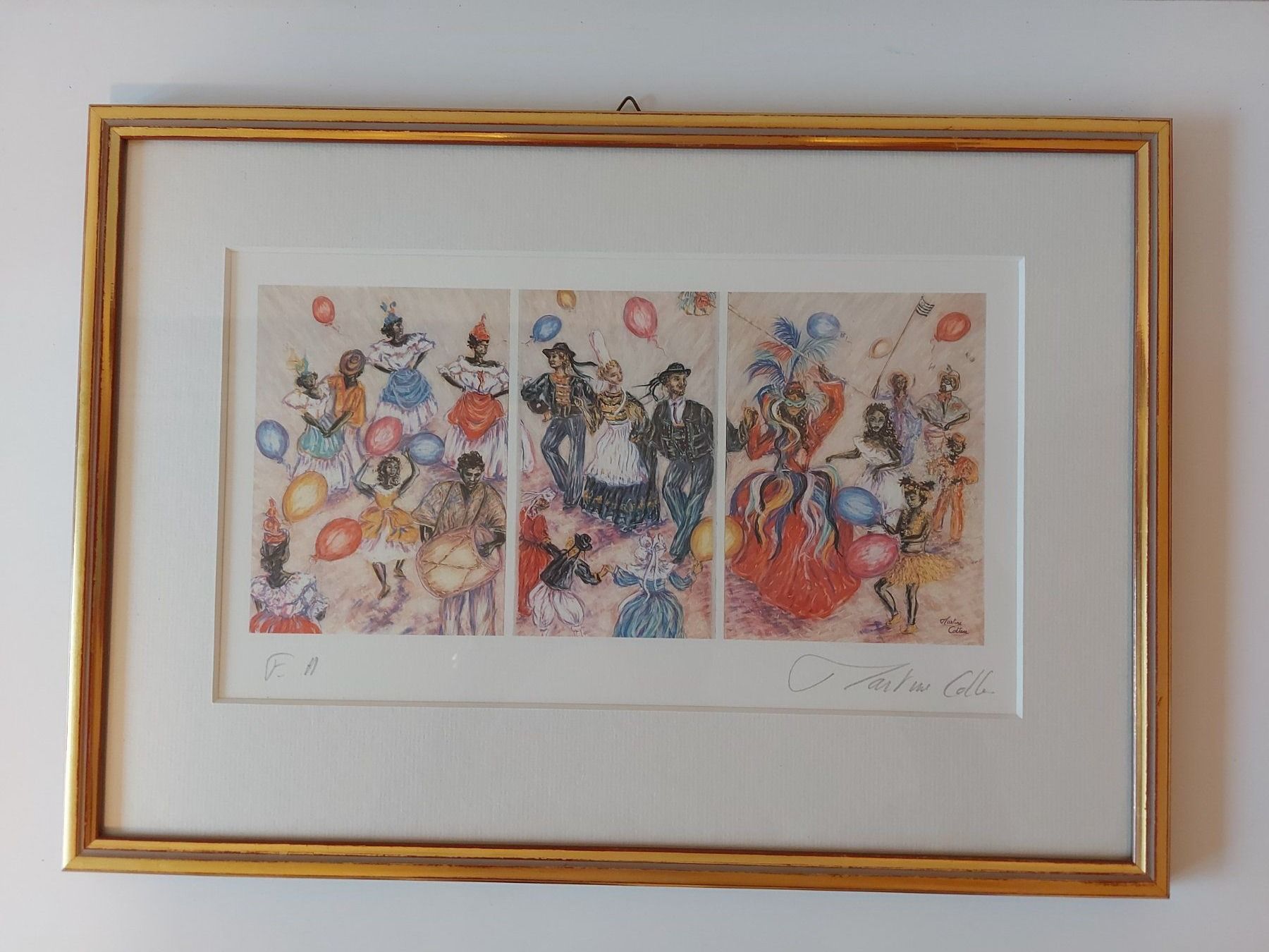 Grafica & Litografie: MARTINE COTTEN  Lithographie  E/A  handsigniert  Karibik – Usato da Zürich venduto da Daniel517 8