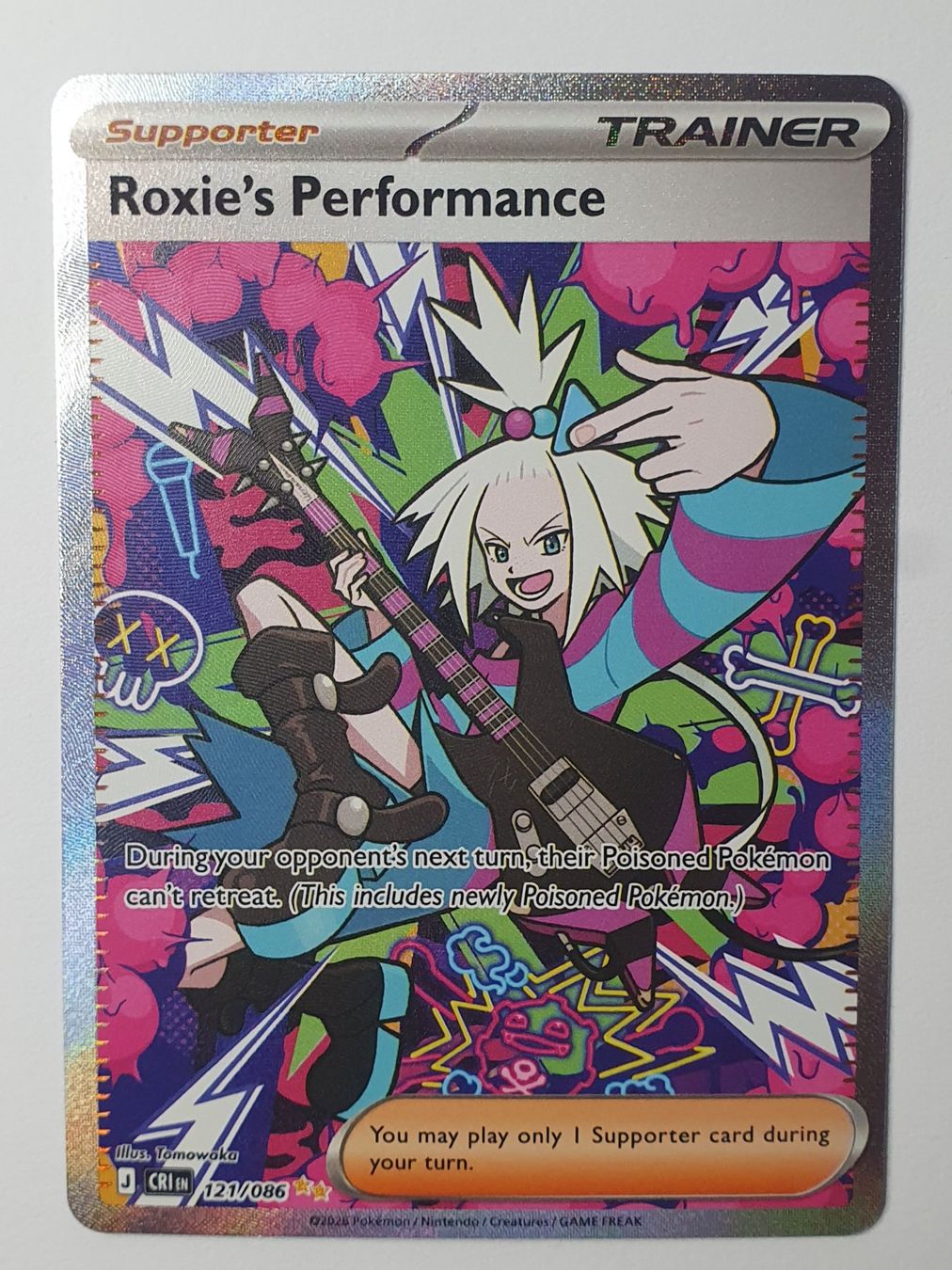 Pokémon Carte collezionabili: Roxie's Performance - Chaos Rising 121 - Illustration Rare – Nuovo (secondo la descrizione) da Gross venduto da ArcanaGameshop