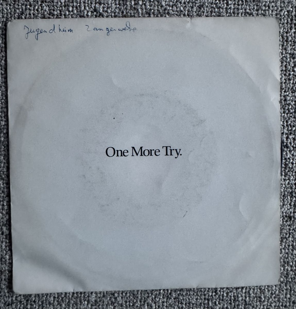 Schallplatten: George Michael - One More Try - 7" Single - 80s – Gebraucht aus Rorbas von BlackstarRecords