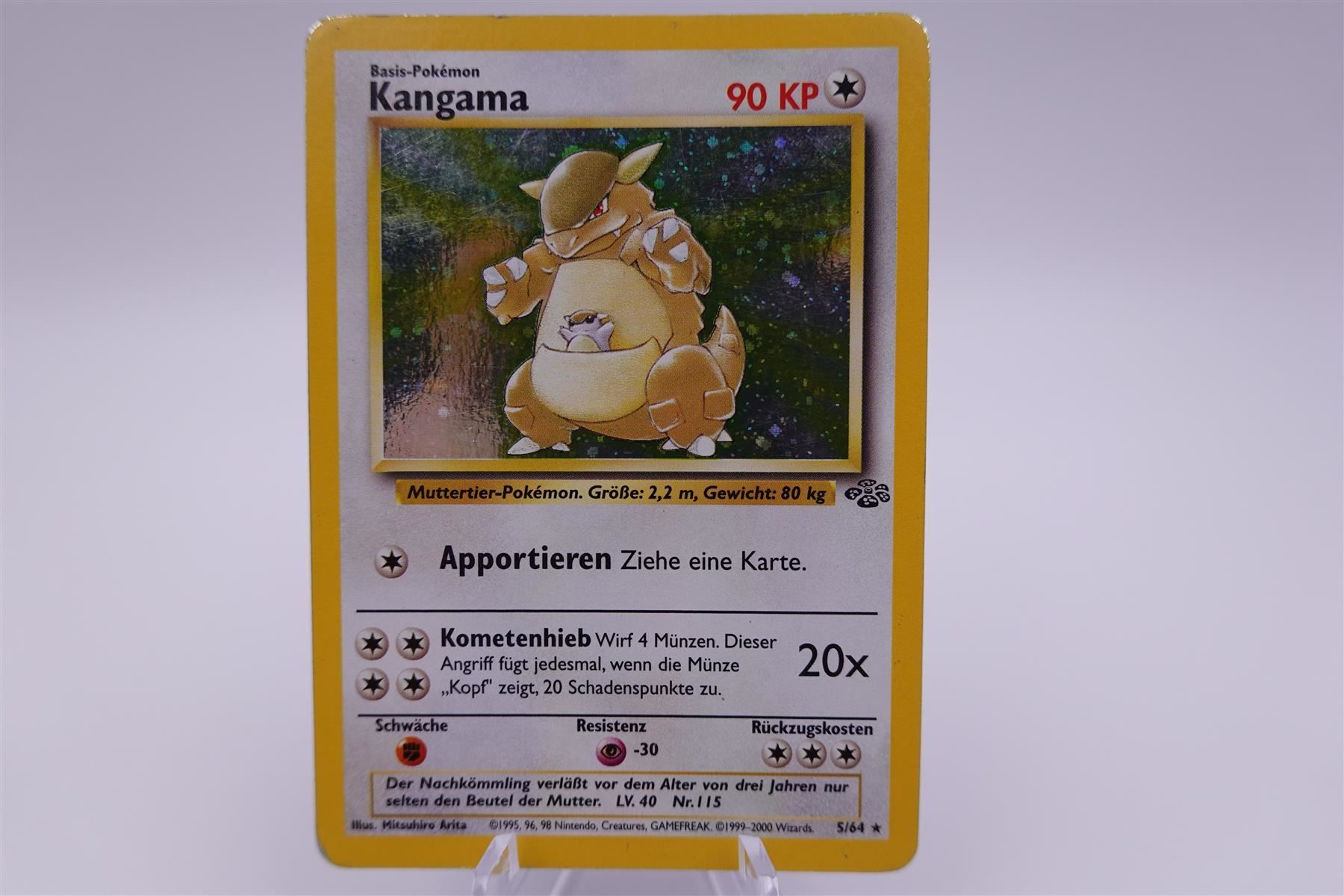 Pokémon Carte collezionabili: Kangama Jungel (Pokémon) – Usato da Herisau venduto da ZelliZone