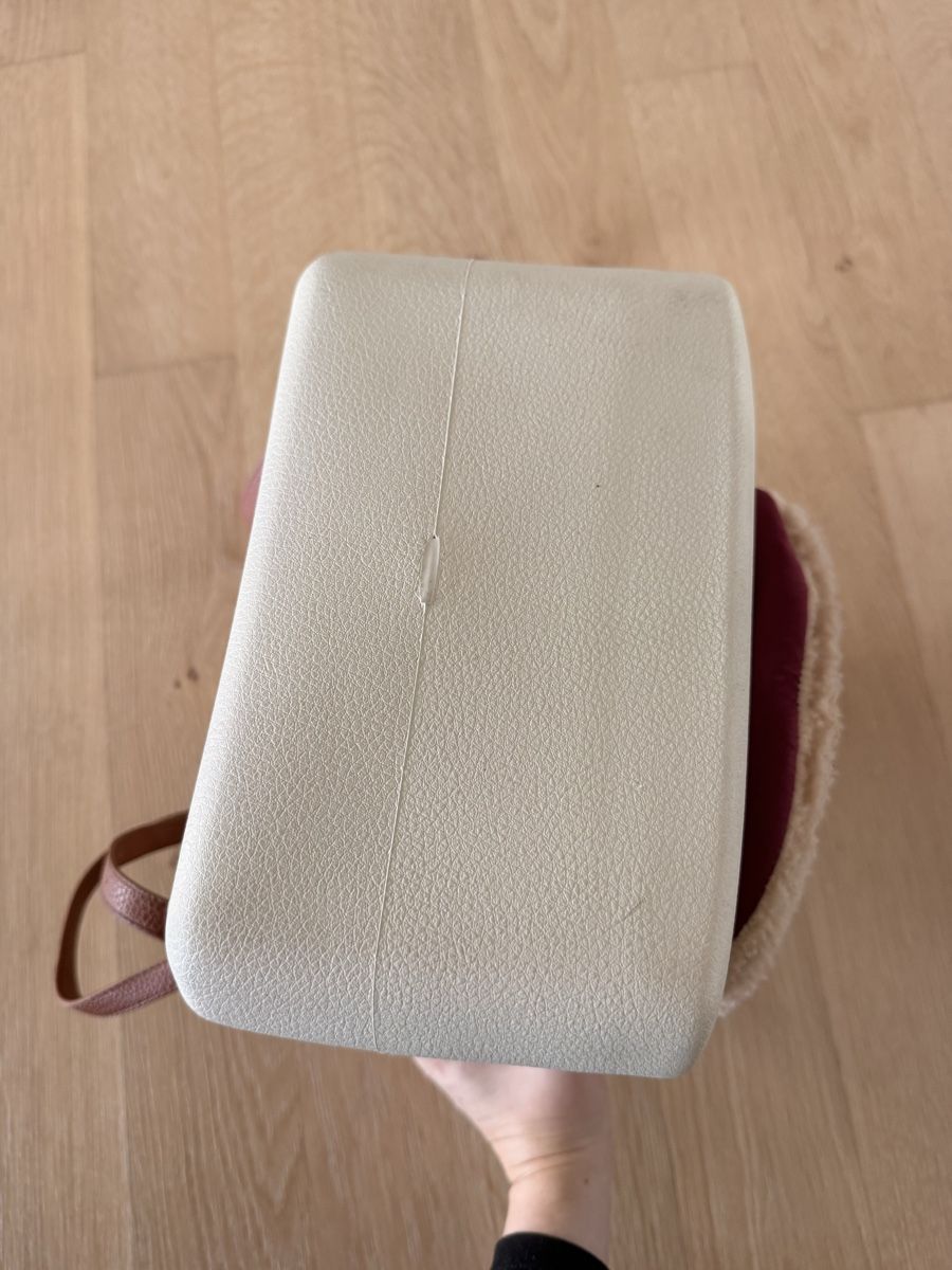 Zaini: Justo Rucksack mit Teddyfellbesatz beige braun backpack – Usato da Staad SG venduto da Chirrari 3