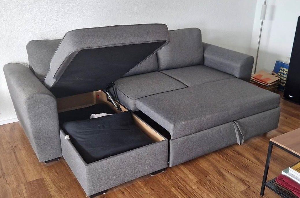 Micasa Divani: Bettsofa / Ecksofa mit Schlaffunktion und Stauraum Tierfrei – Usato da Weinfelden venduto da Lea.883 3
