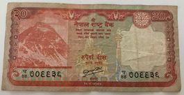Nepal 20 Rupees 2012