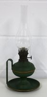 Petroleumlampe grün mit Tragegriff