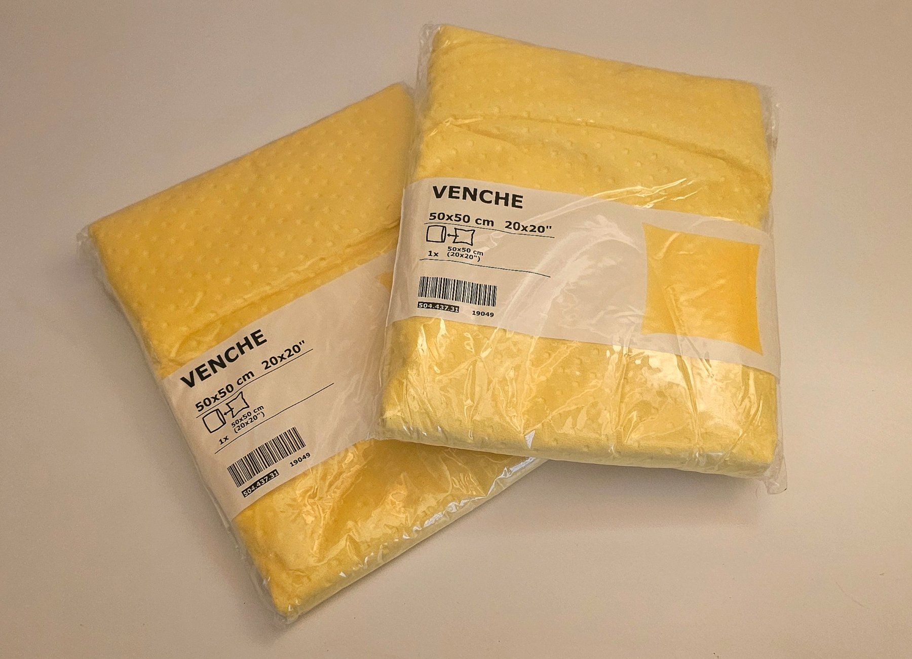 Ikea Kissen: Housse de coussin IKEA VENCHE, Jaune 50x50cm – Neu und originalverpackt aus Nyon von Asheeka