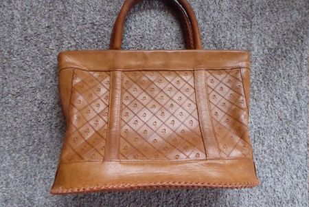 Vintage Leder Handtasche