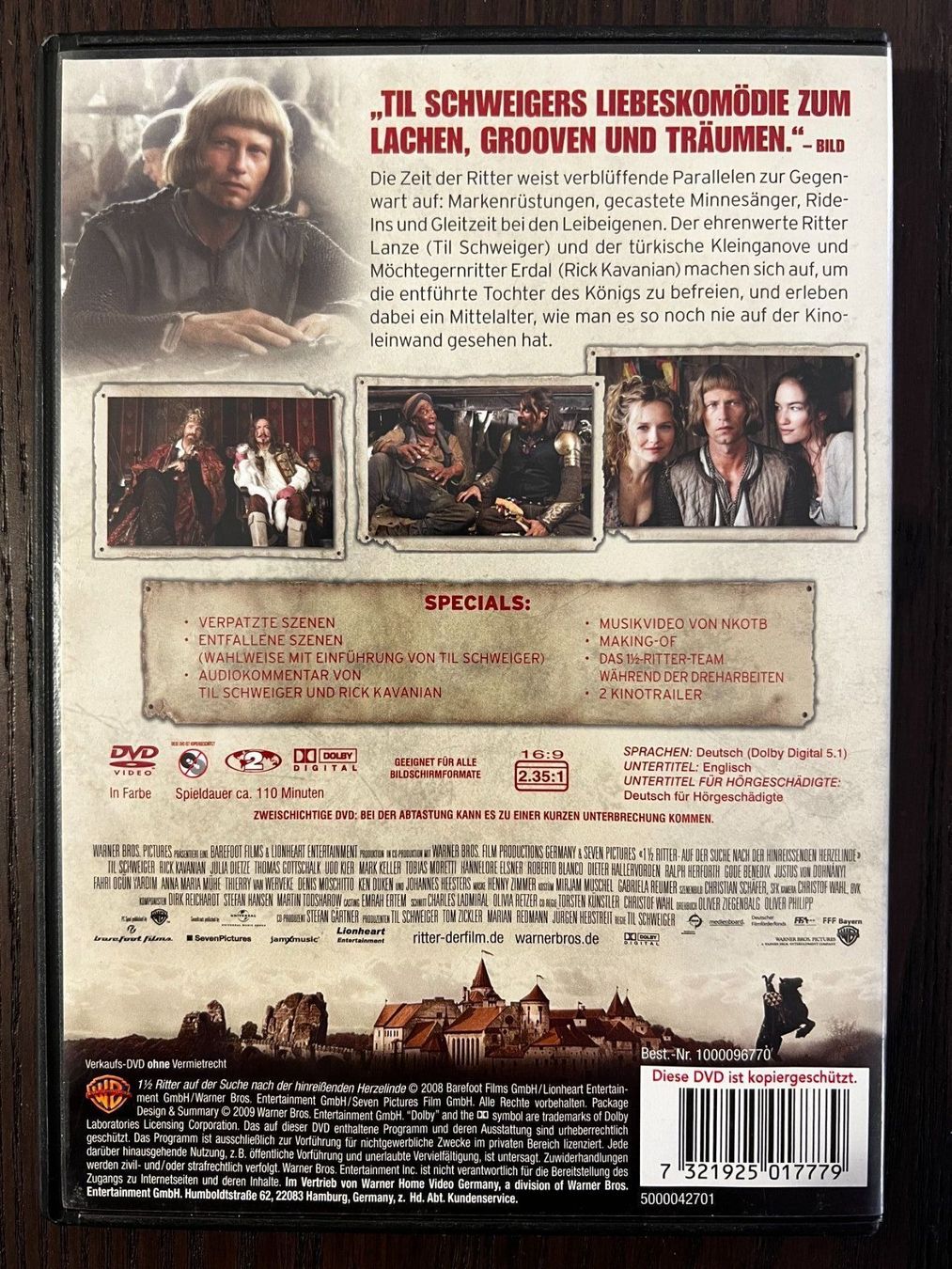 Alle DVDs: 1 1/2 Ritter – Gebraucht aus Zürich von FilmFreunde 1