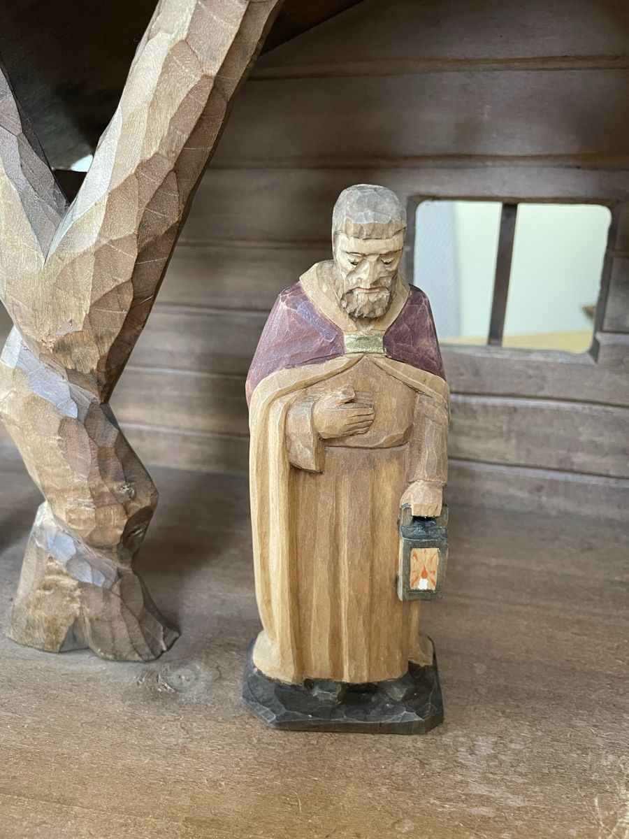 Statuette: Josef mit Laterne E. Thomann Brienz – Usato da Flawil venduto da Naphtali