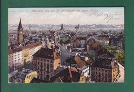 MÜNCHEN von der St. Matthäuskirche - 1906 // Eckbug //