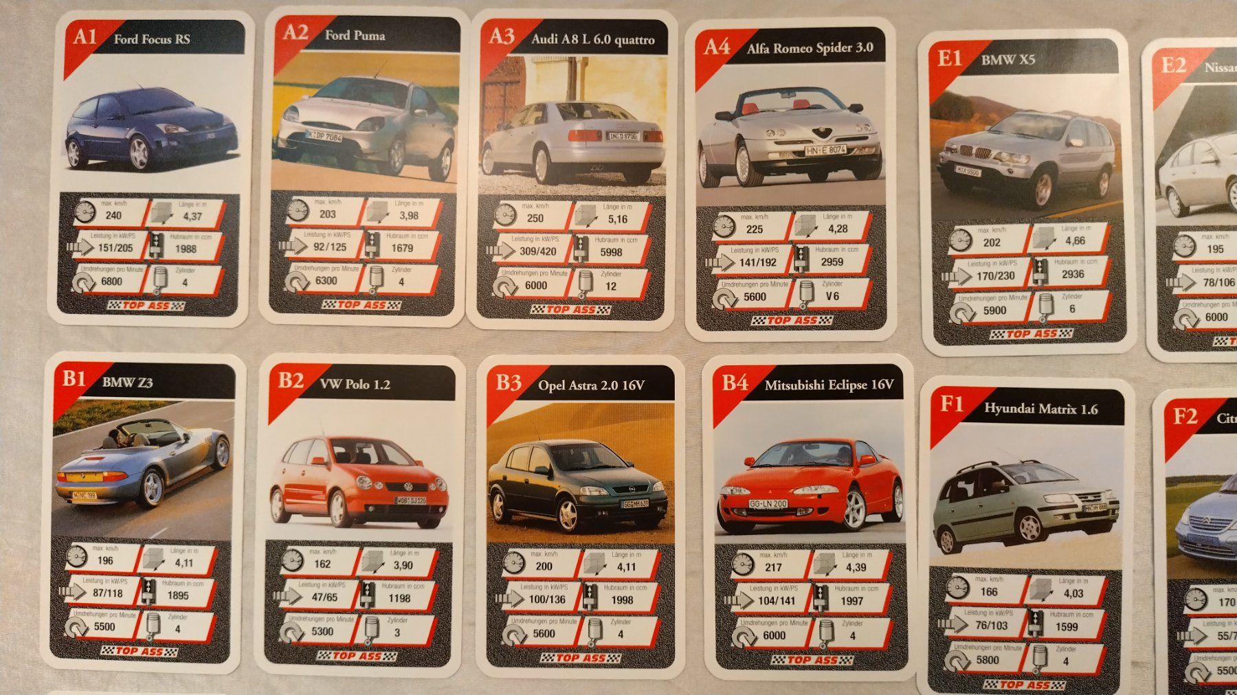 Giochi: Auto Quartett - Autosalon / TOP ASS / 32 Karten ab Fr. 4.- – Usato da Bellach venduto da JingleJerry 3