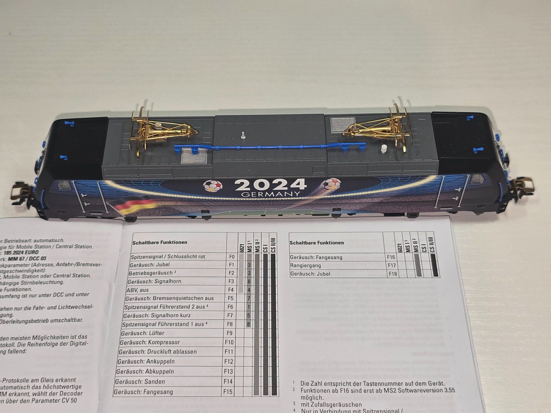 Märklin Modelleisenbahnen: Märklin 36649, DB, Br 185.2, WM 2024, Germany, MFX Sound – Neu (gemäss Beschreibung) aus Kloten von Nicola2 6