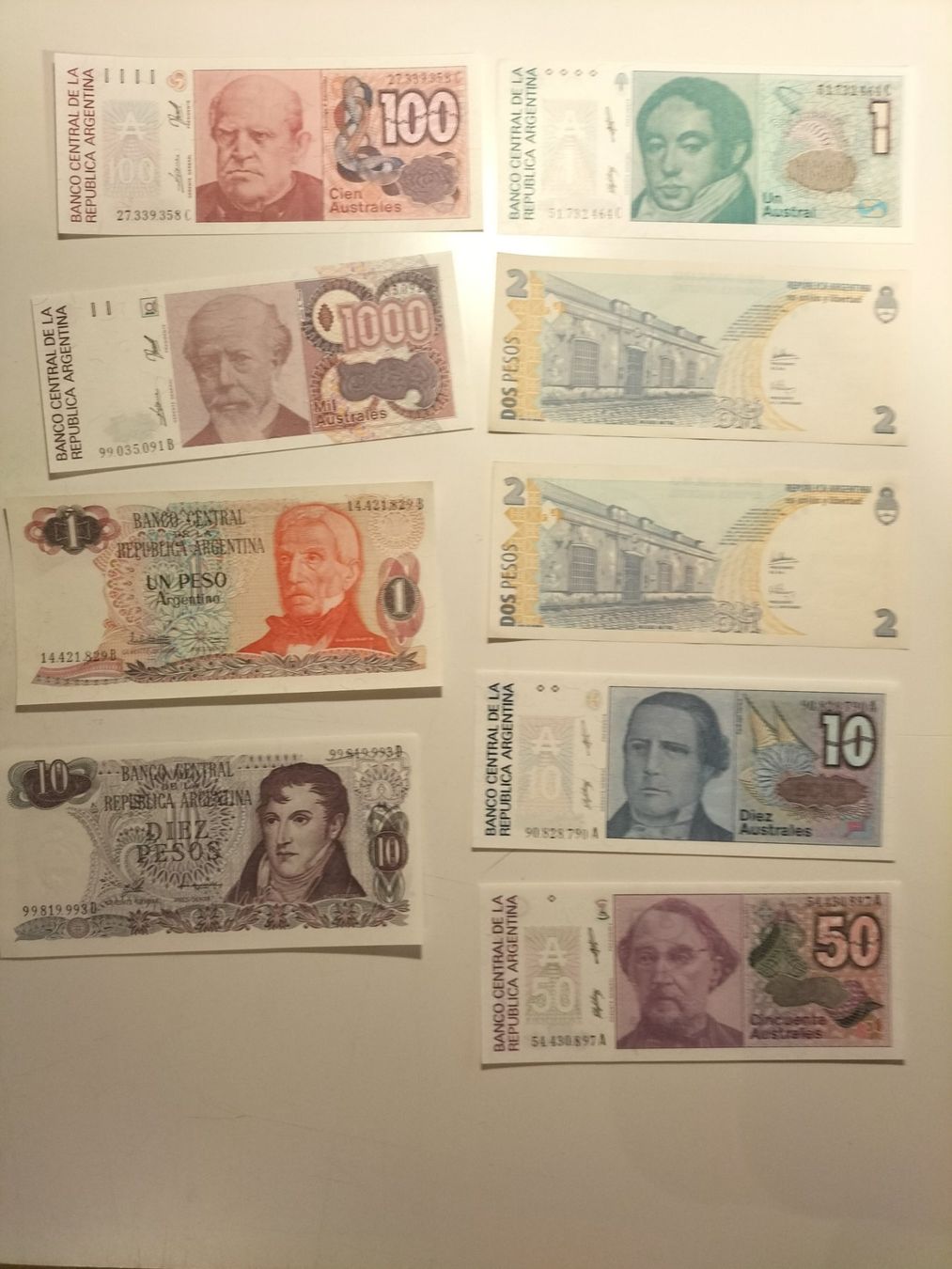 Banconote: Argentinien - Banknotensammlung – Nuovo (secondo la descrizione) da Innerberg venduto da simon30432
