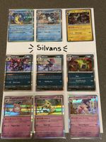 9 Holo Pokemon Karten Paldea Evolved Englisch Set