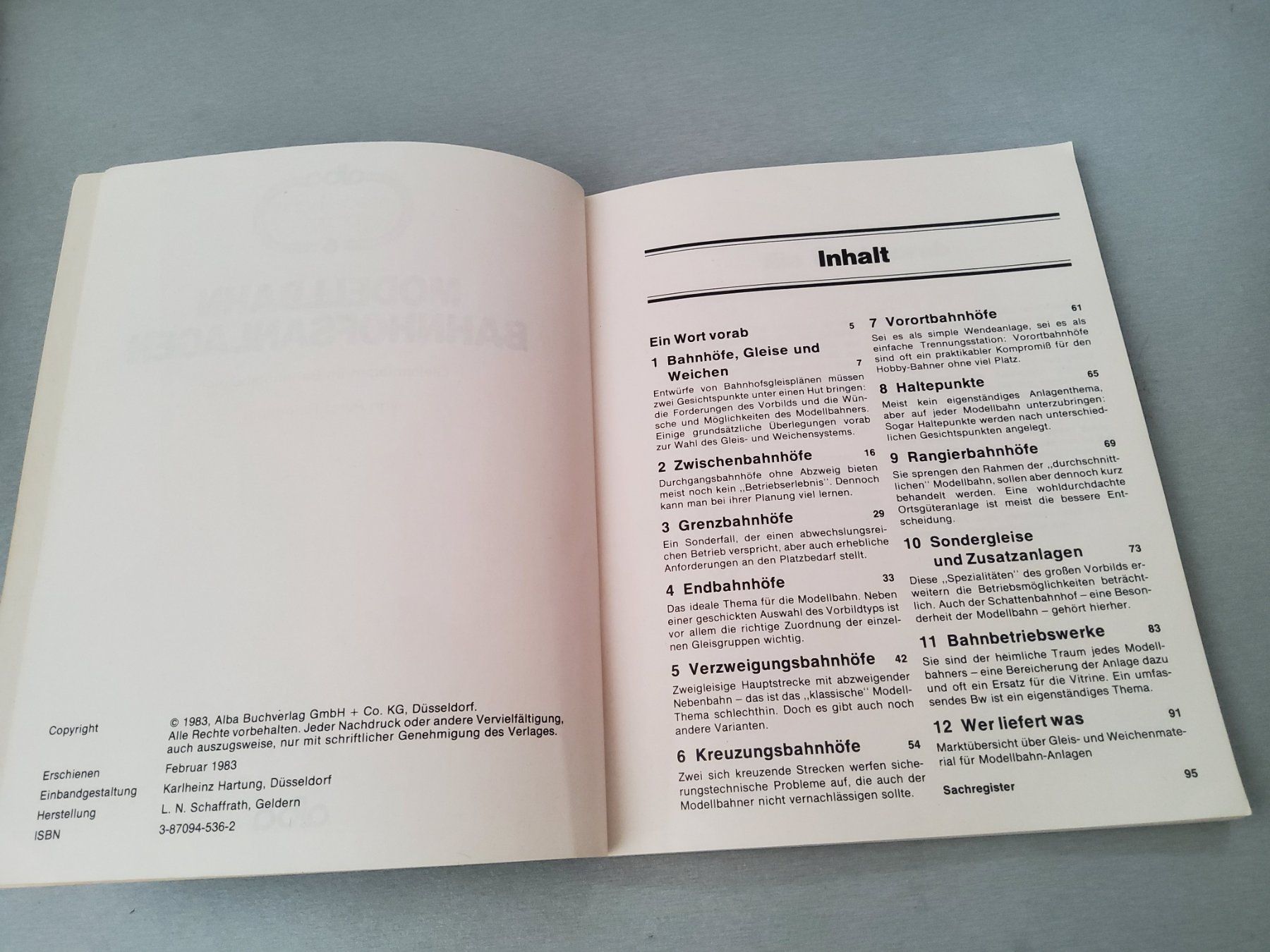 Modellini di ferrovie: Modellbahn Taschenbücher Modellbahn Nr.1+6 – Usato da Grüningen venduto da VENOM59 1
