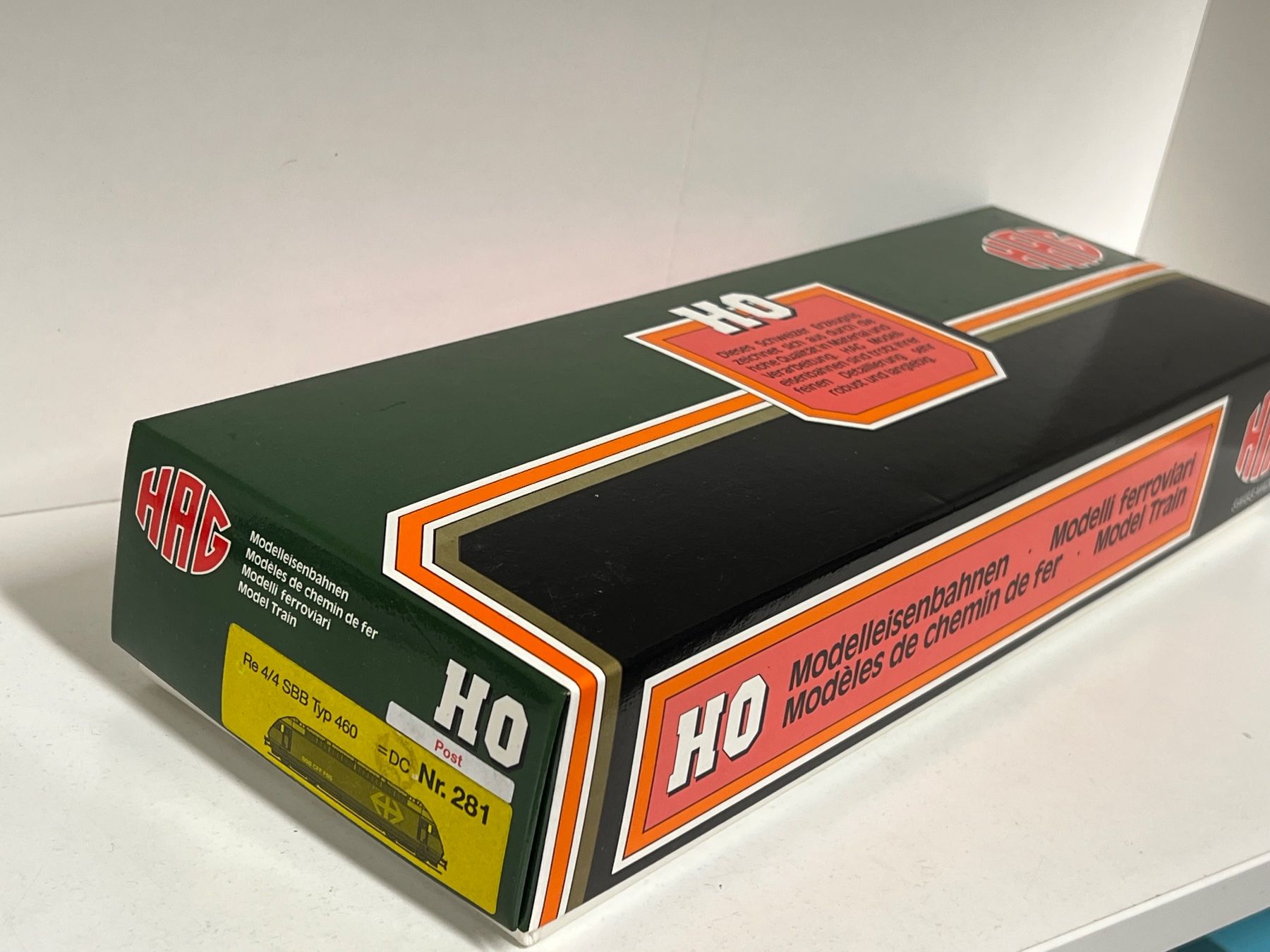 Hag Modellini di ferrovie: HAG Re 4/4 SBB POST Typ 460 Nr.281 H0 DC Analog – Usato da Neuenhof venduto da ludovicco 8