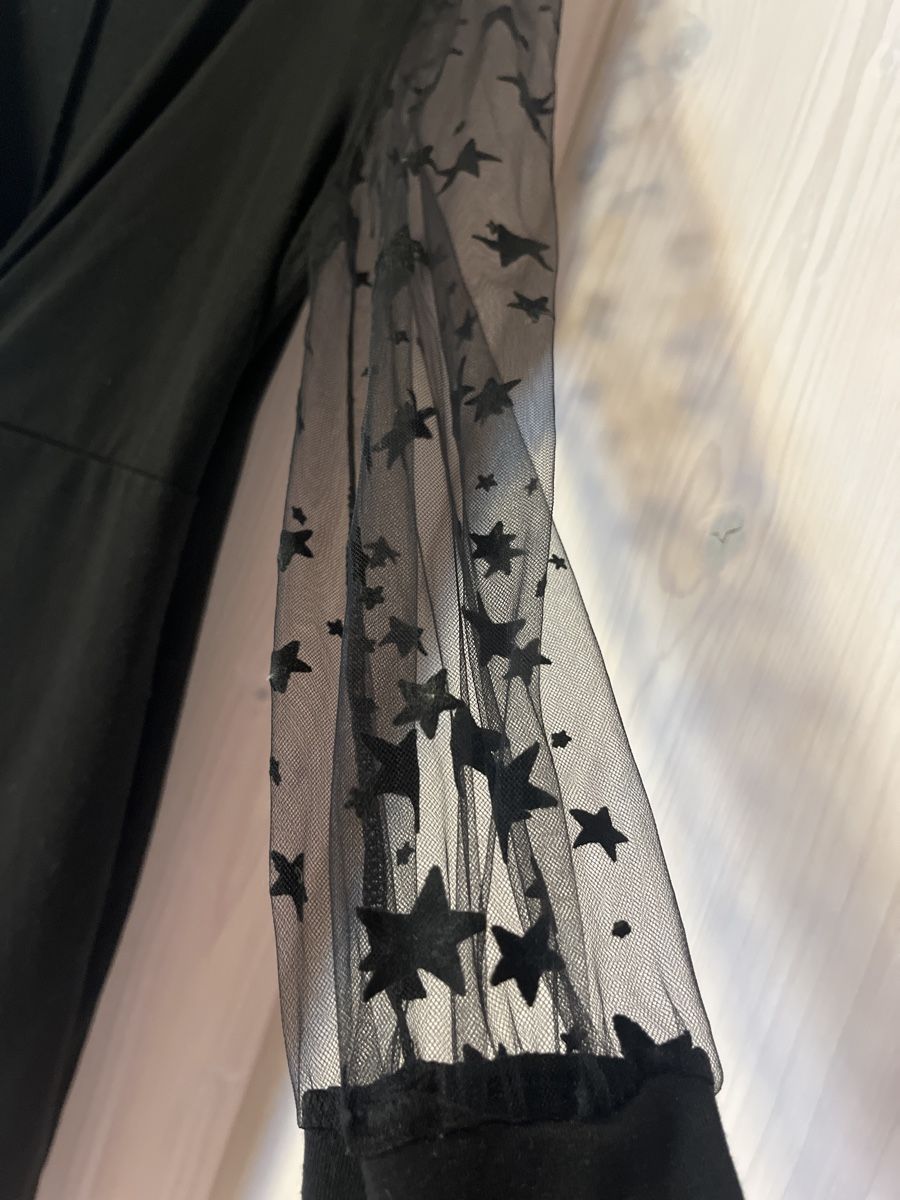 Vestiti: Schwarzes Kleid mit Sternärmeln Gr. S/M – Usato da Kaisten venduto da saleforfun 1