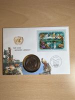 UN Ersttagsbrief Tonga Münze 1 Pa'anga 1986