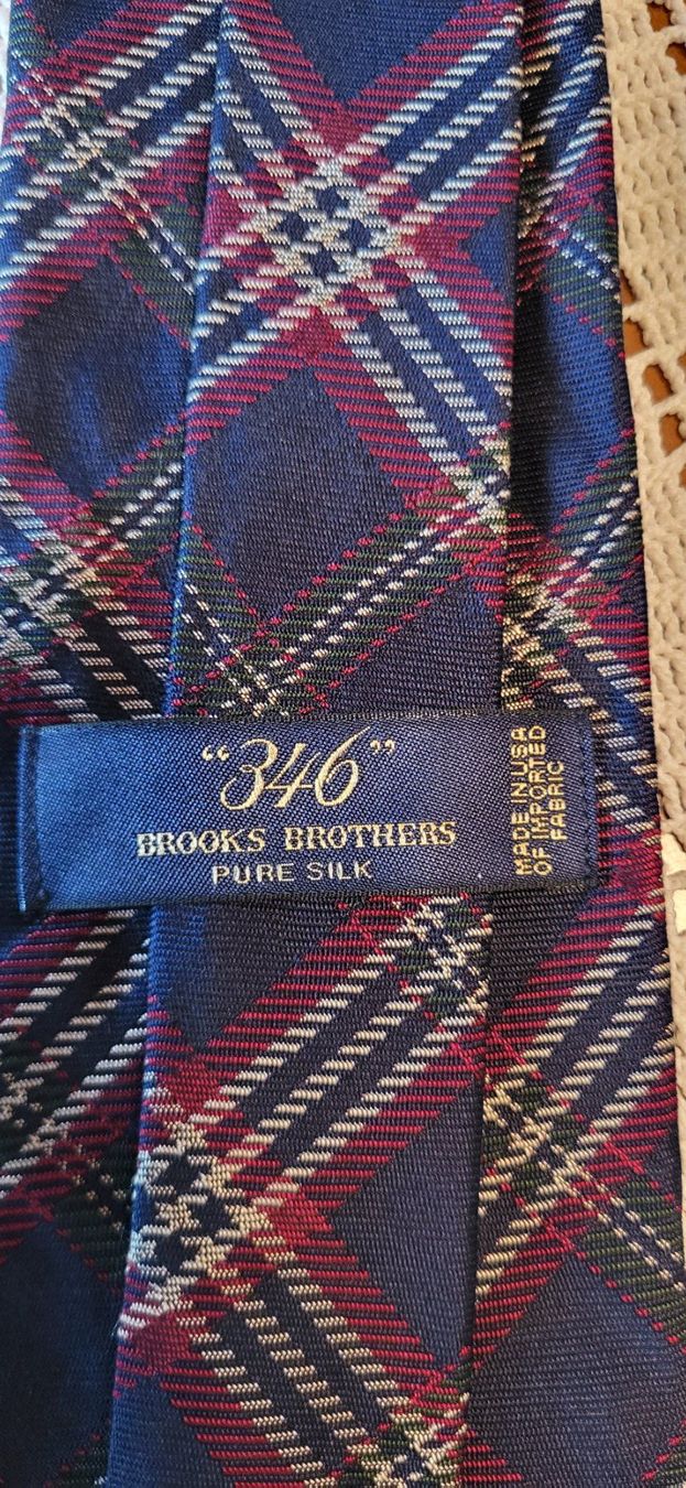 Krawatten: 2  Cravatti eleganti in seta "Broks Brothhers" a quadri – Gebraucht aus Davesco-Soragno von fla_d77h 5