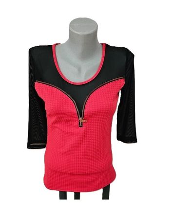 sexy Shirt Gr. S neuw. Schwarz rot Gothic