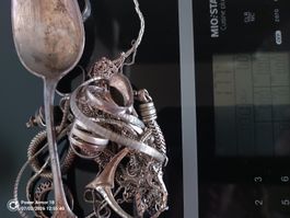 Schmuck Konvolut Silber 925 Ringe Ketten Armbänder Löffel 