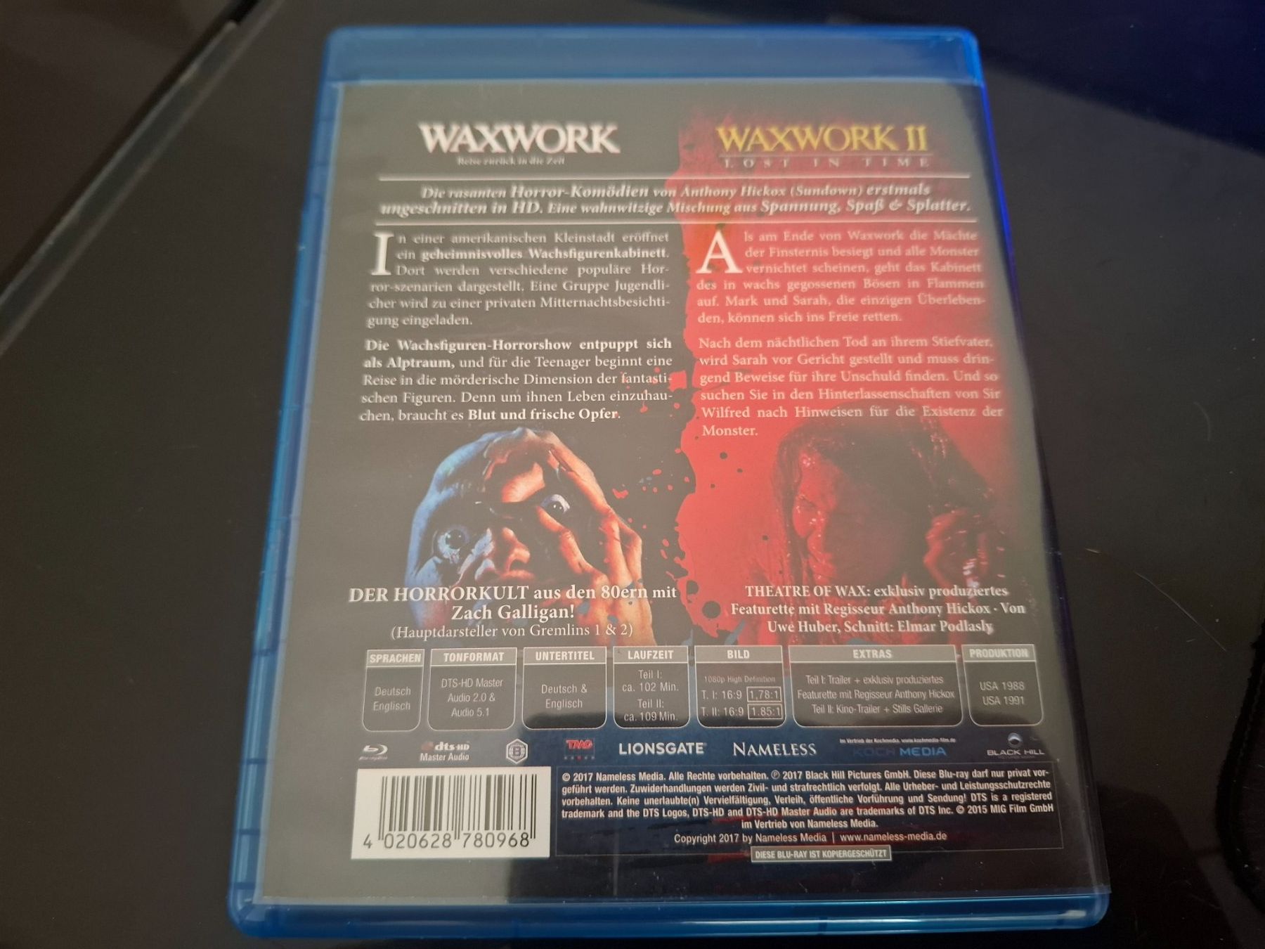 Tous les DVDs: Waxwork 1 & 2 (Double Feature) – D'occasion à Frauenfeld par Frankenstein01 1