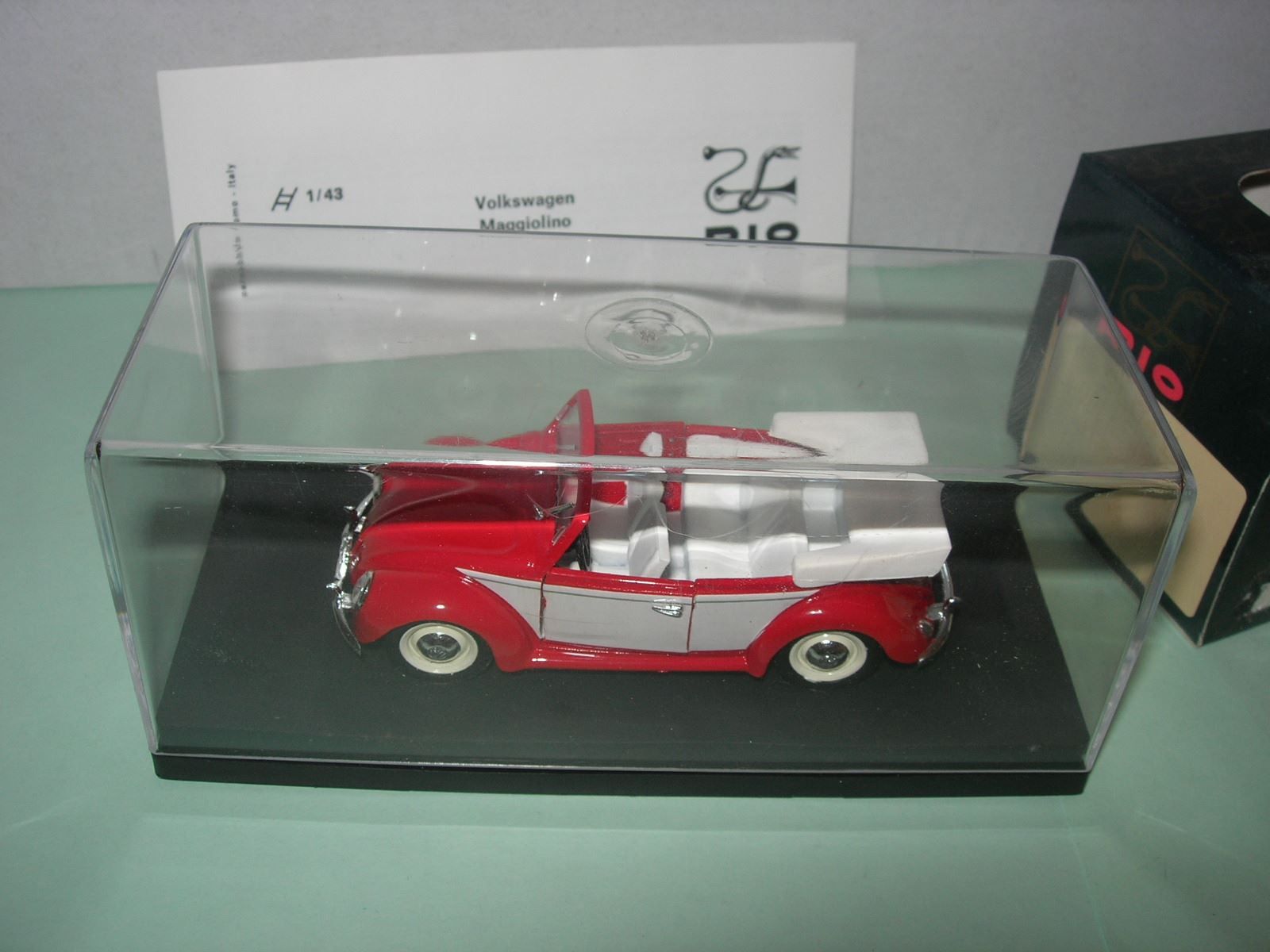 Volkswagen Modellautos: VW  Käfer Karmann 1949 * Rio 1:43 – Neu und originalverpackt aus Hornussen von Amw 5