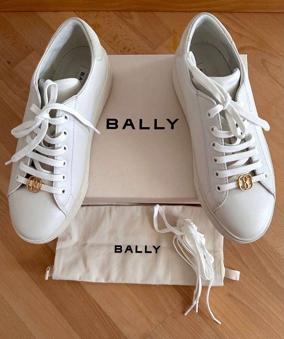 Bally Scarpe da donna: Neue Bally Sneakers - Kalbsleder - weiss – Nuovo (secondo la descrizione) da Kloten venduto da Frozenflame