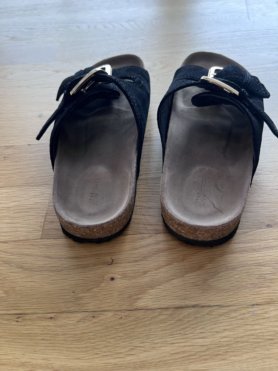 H&M Scarpe da donna: Sandalen aus Veloursleder 37 H&M – Nuovo (secondo la descrizione) da Neuhaus SG venduto da bernike 3