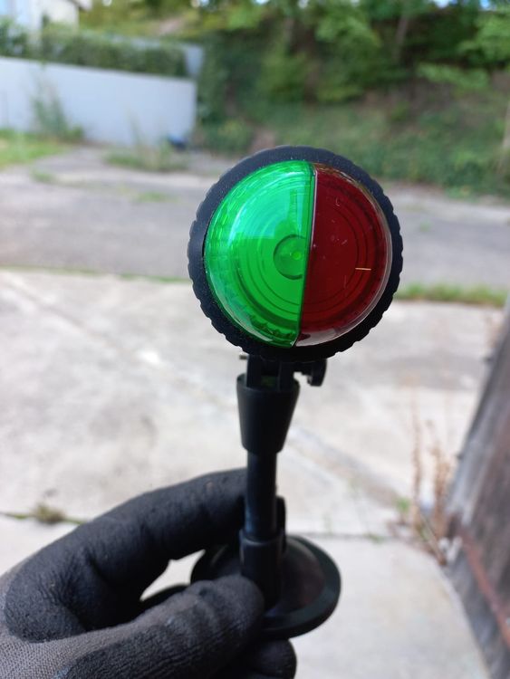 LED Navigationslicht Für Boote – Rot, 360° Rundumlicht, DC 12V-24V, IP66, Bis 2 Seemeilen Sicht