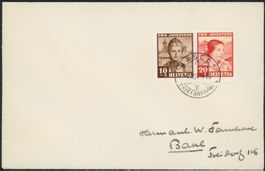 1941 - Pro Juventute - Blockausschnitte - FDC ET - Faucherre