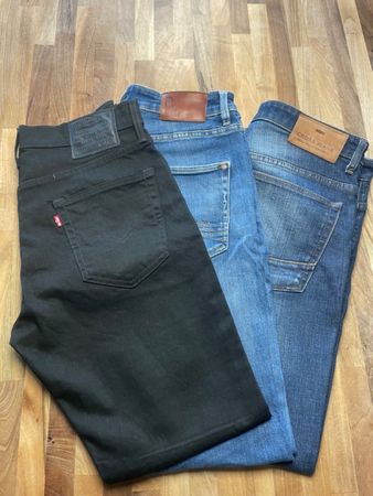3 Jeans Bund 33+34/Länge32 Levis 312, Denim, Blue Ridge