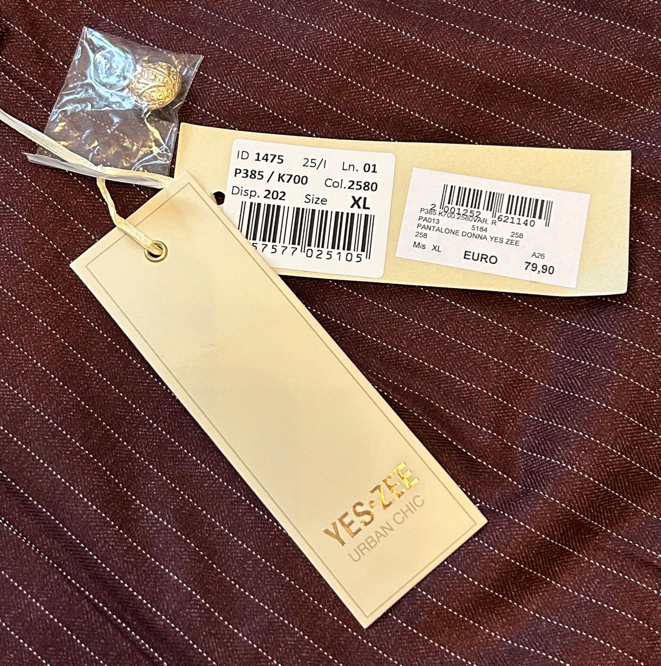 Pantaloni: Hose XL, Bordeaux, Yes Zee – Nuovo e nell'imballaggio originale da Bützberg venduto da Mr.Diamond17 1