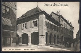 AK Genève, L'ancien Arsenal, 1914