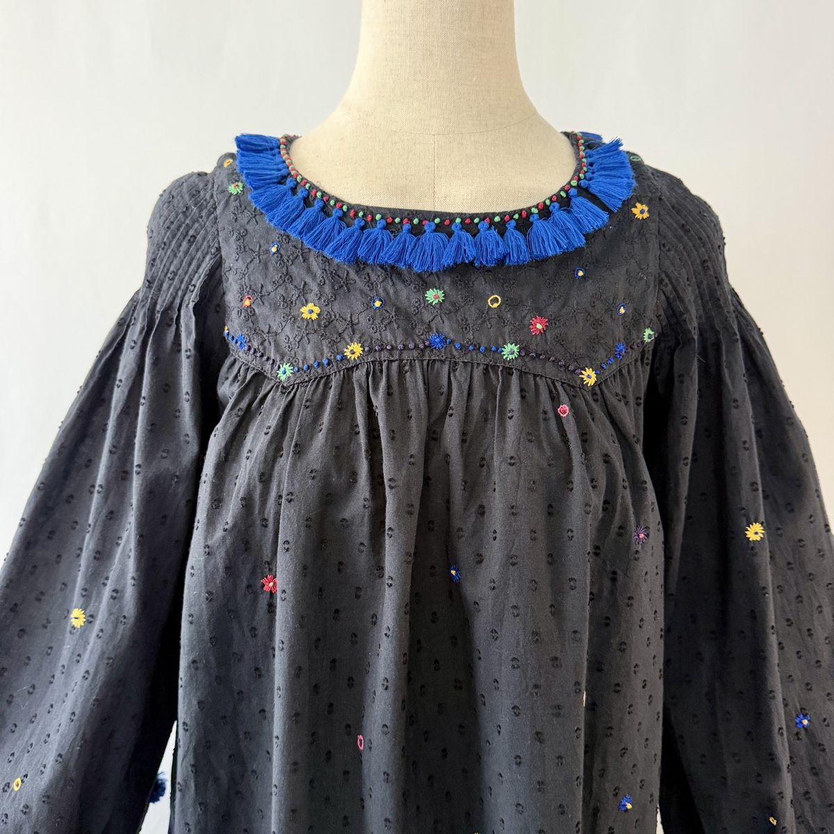Kleider: Thierry Colson Embroidered Cotton Dress – Neu (gemäss Beschreibung) aus Emmen von Colette-Juliette 1