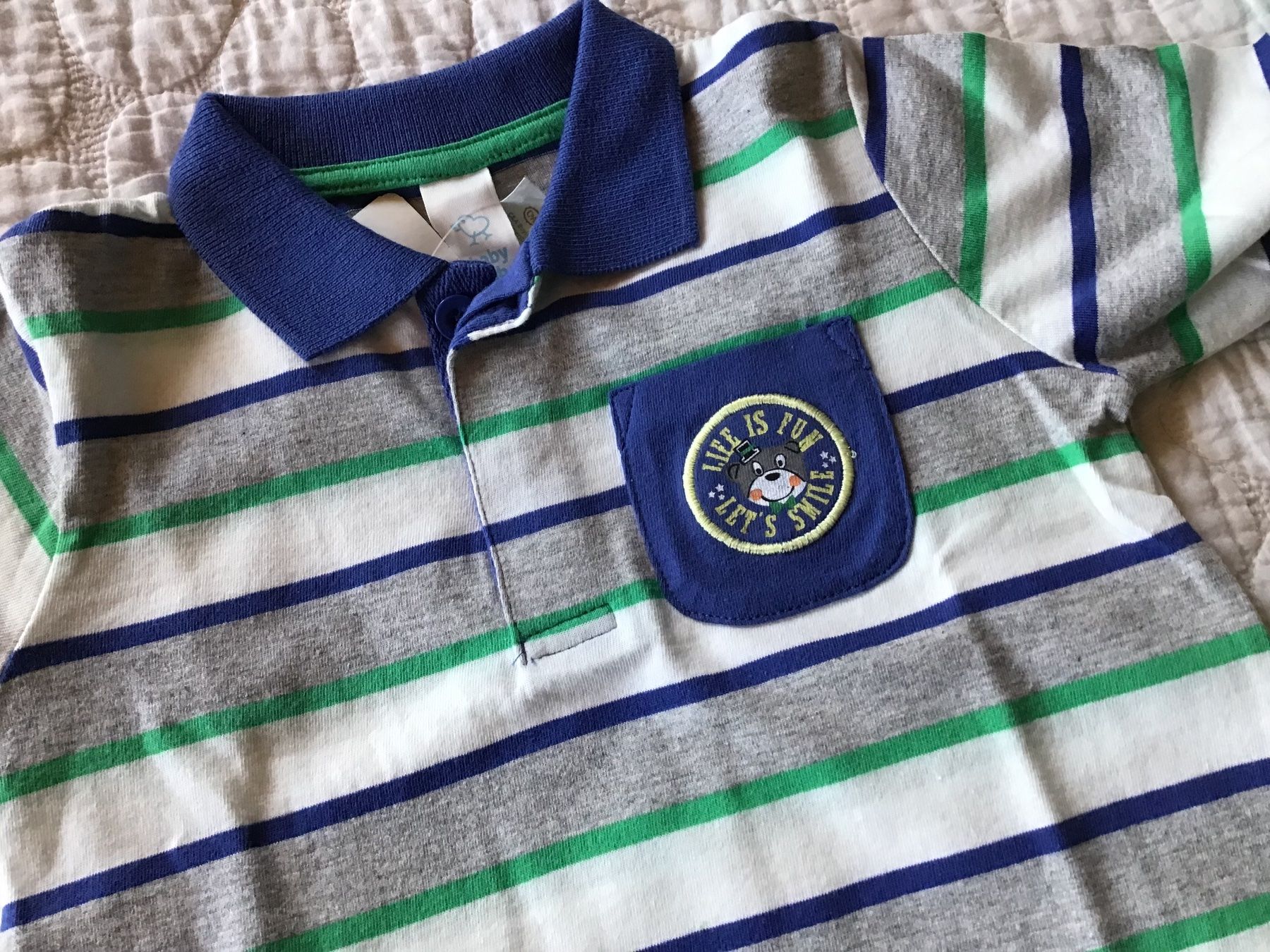 Lotti & Set di vestiti: Frühlings-Set Gr. 92: Pullover, Poloshirt & Stoffhose – Nuovo (secondo la descrizione) da Weggis venduto da Tupferl 3