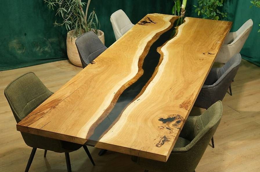 Toutes les décorations: Design trifft Natur - Dein Rivertable aus Eiche – D'occasion à Walchwil par Swissdesign_Haag 4