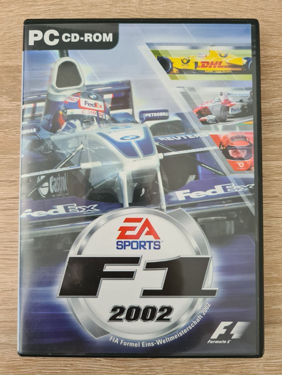 Jeu F1 2002 Pour PC - Version Française Avec Notice - Bon état - Jeu De Course Formule 1